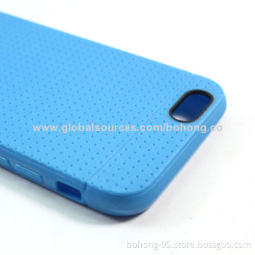 TPU Cases for iPhone 6, Texture Design, Camera Slot with Black Circle, 8 Colors Available